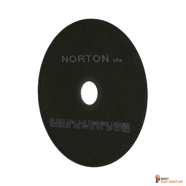 nortonschleifmittel/NORTON_schleifmittel_66253056382 Flat cutting off wheel Non-Reinforced Cut-Off-Norton NRCO-200x1.6x32-57A60NB25_167494